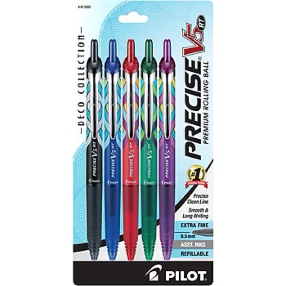 Pilot Precise V5 RT Premium Rolling Ball Pens